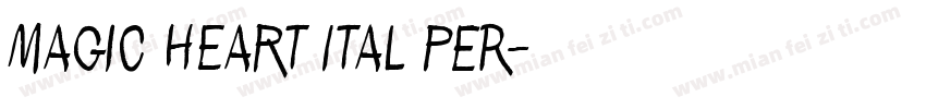 Magic Heart Ital PER字体转换